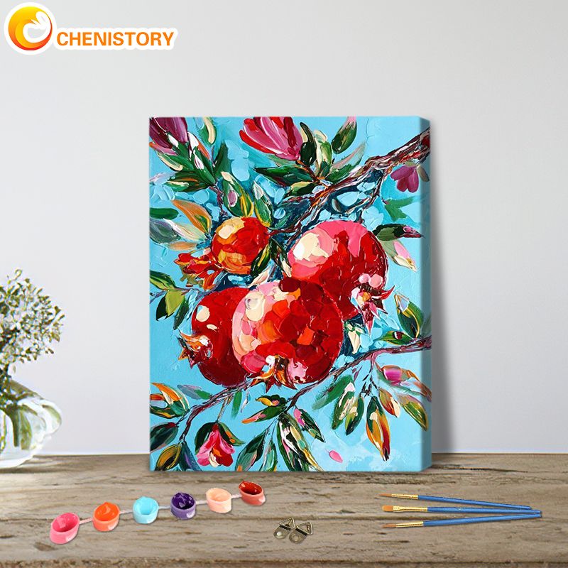 Art And Craft Numbers - CHENISTORY immagine con i numeri frutta