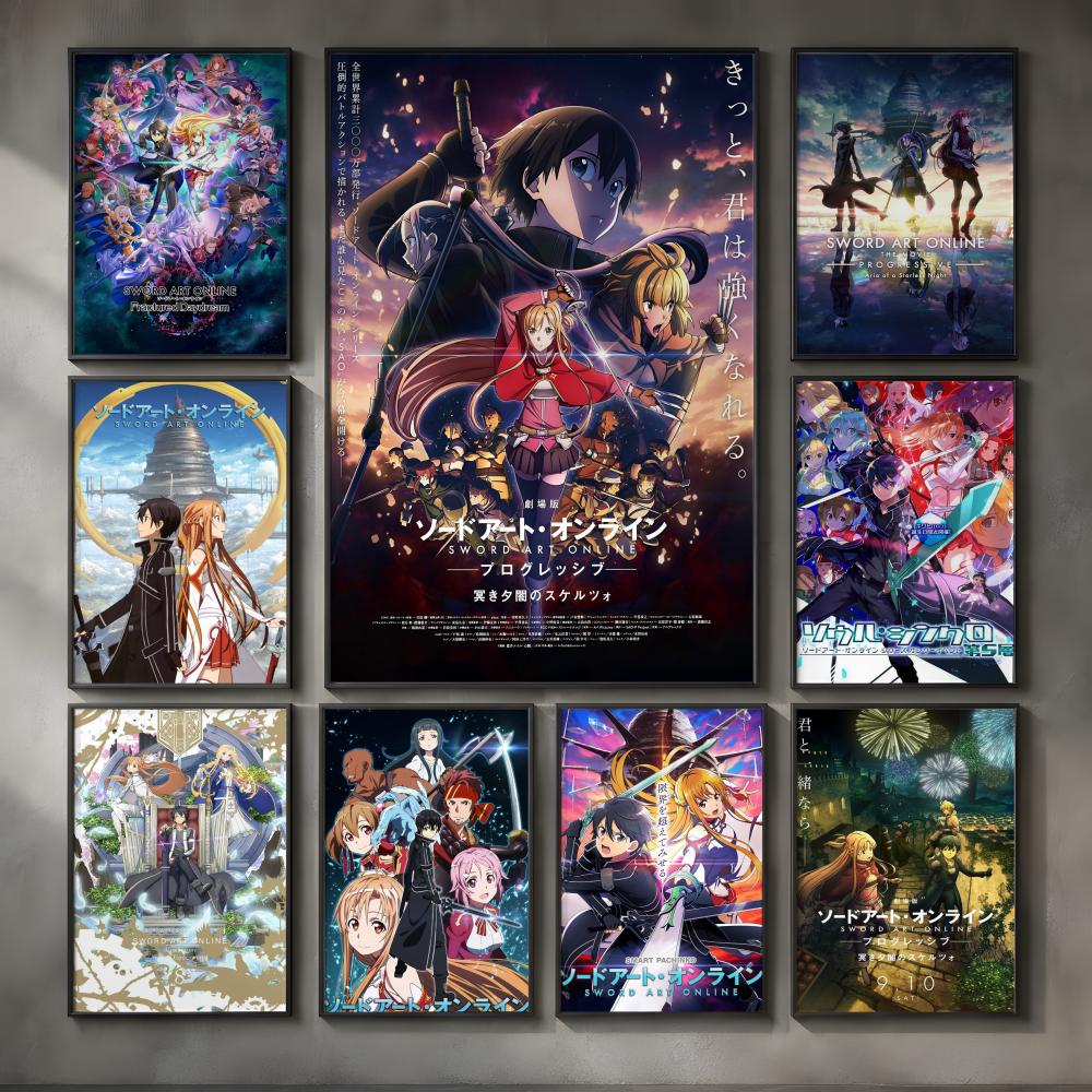 Art Craft Online - Poster Anime S-Sword Art Online-e, Arte