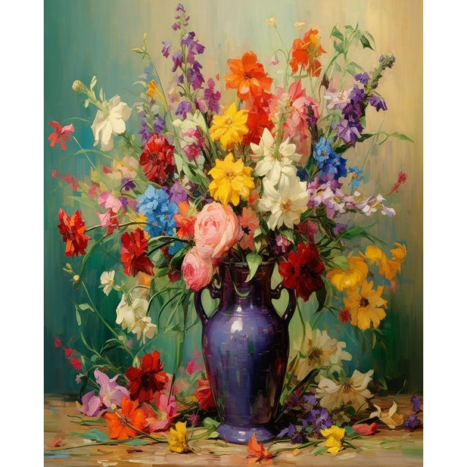 Unique Art Craft - RUOPOTY Kit Pittura Diamante 5D Vaso