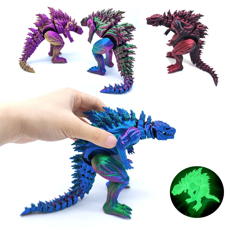 Art Craft Dinosaur - Action Figure di Dinosauro Muscoloso Stampato