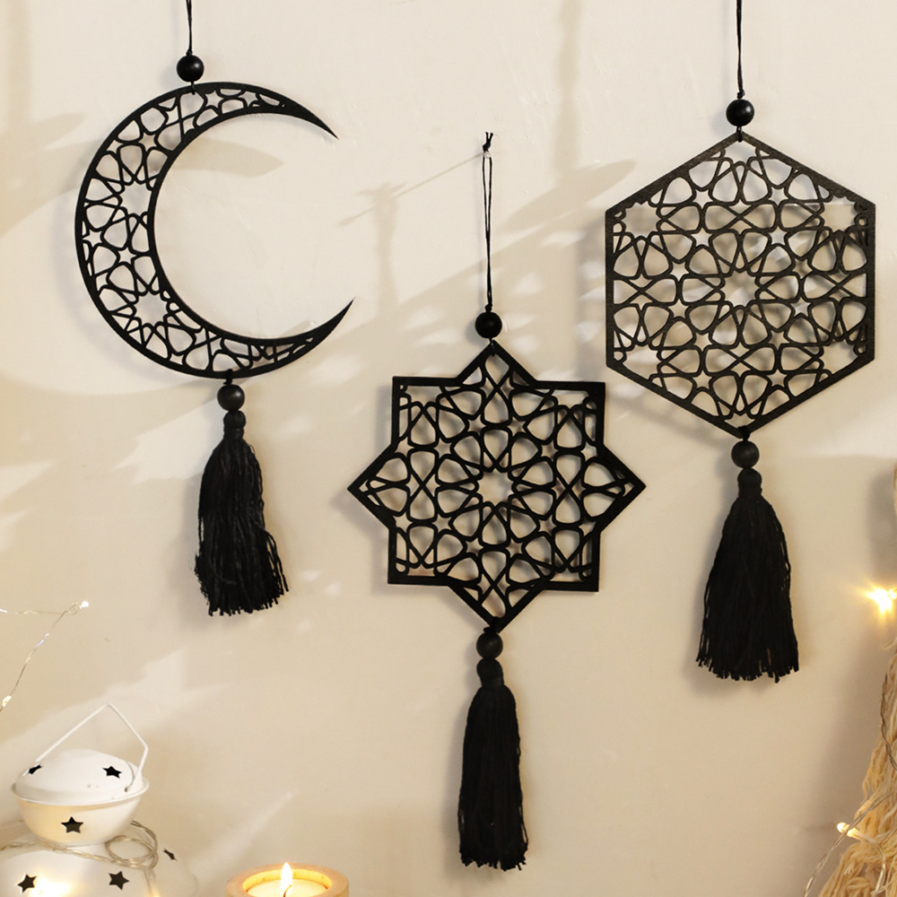 Unique Art Craft - Decorazione da appendere in legno intagliato