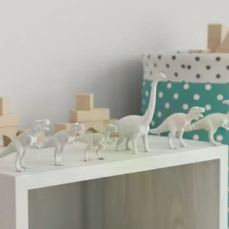 Art Craft Dinosaur - Set di Giocattoli Dinosauro Bianco da