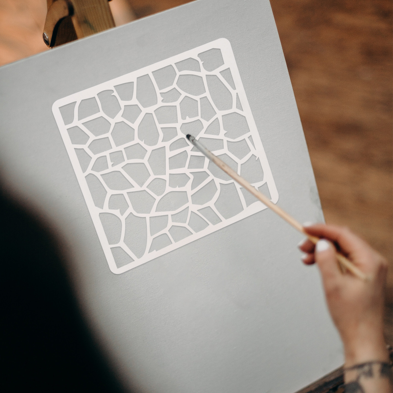 Stencil Geometrici Riutilizzab - Art Craft Journal recensione e prezzo