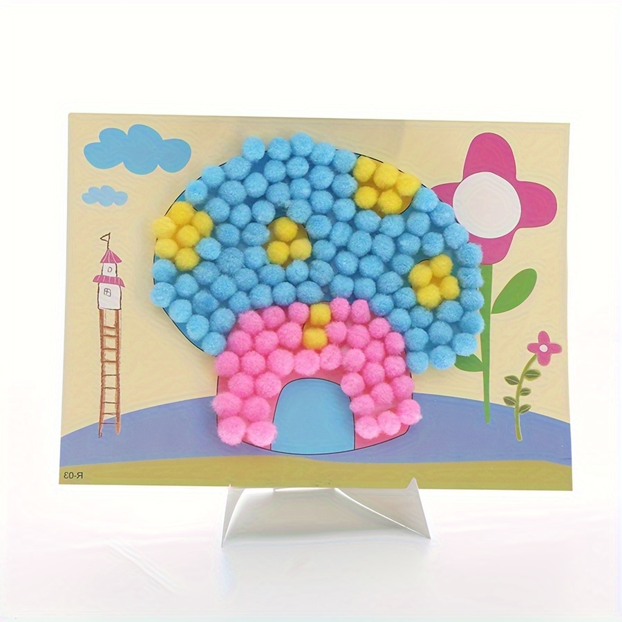 2 pz 16x21 cm Colorato Pom-Pom - Unique Art Craft recensione e prezzo