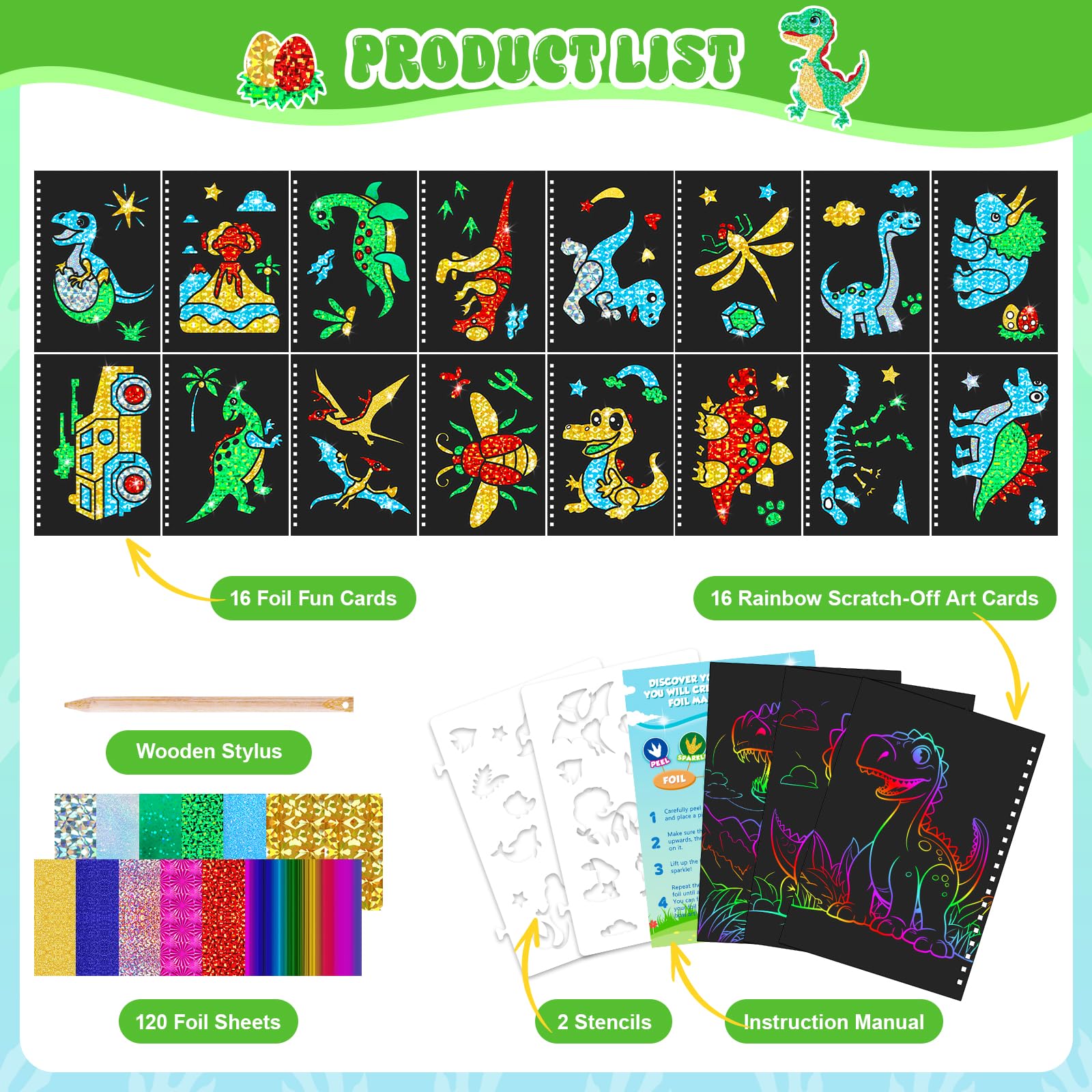 Libro da grattare con dinosaur - Art Craft Dinosaur recensione e prezzo