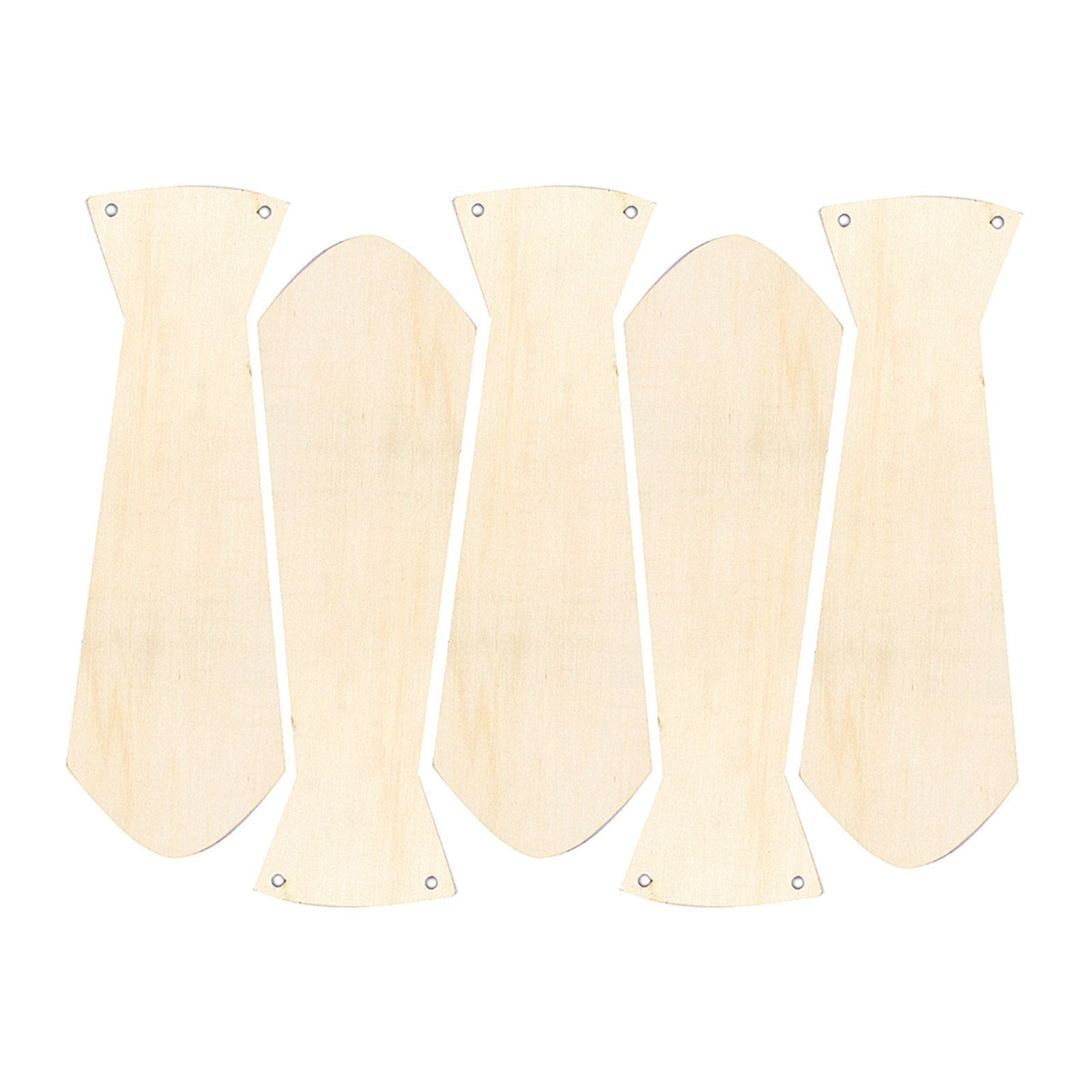 Set di 5 Cravatte in Legno per - Art And Craft For Father'S Day recensione e prezzo