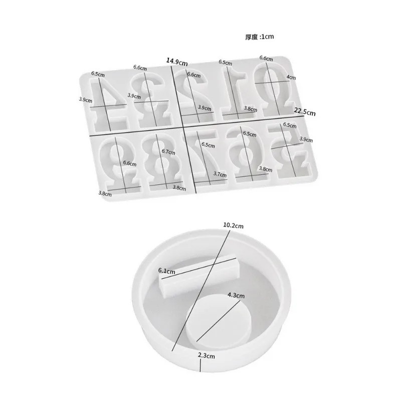 Set di 2 Stampi in Silicone pe - Art And Craft Numbers recensione e prezzo