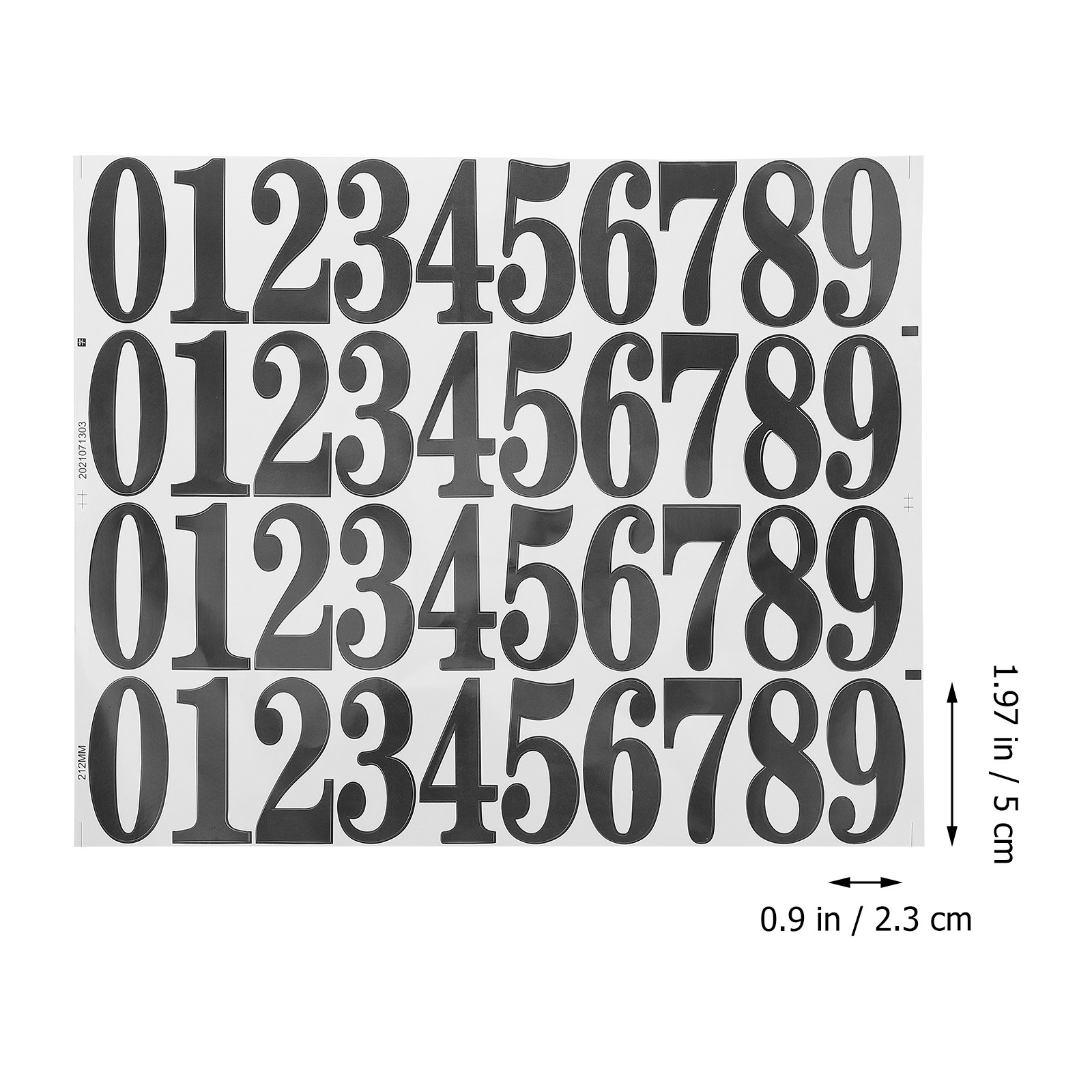 5 Fogli di Adesivi in PVC Impe - Art And Craft Numbers recensione e prezzo