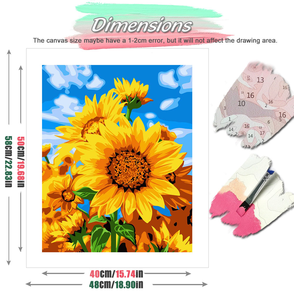 HUACAN Pittura a olio fai da t - Art And Craft Numbers recensione e prezzo
