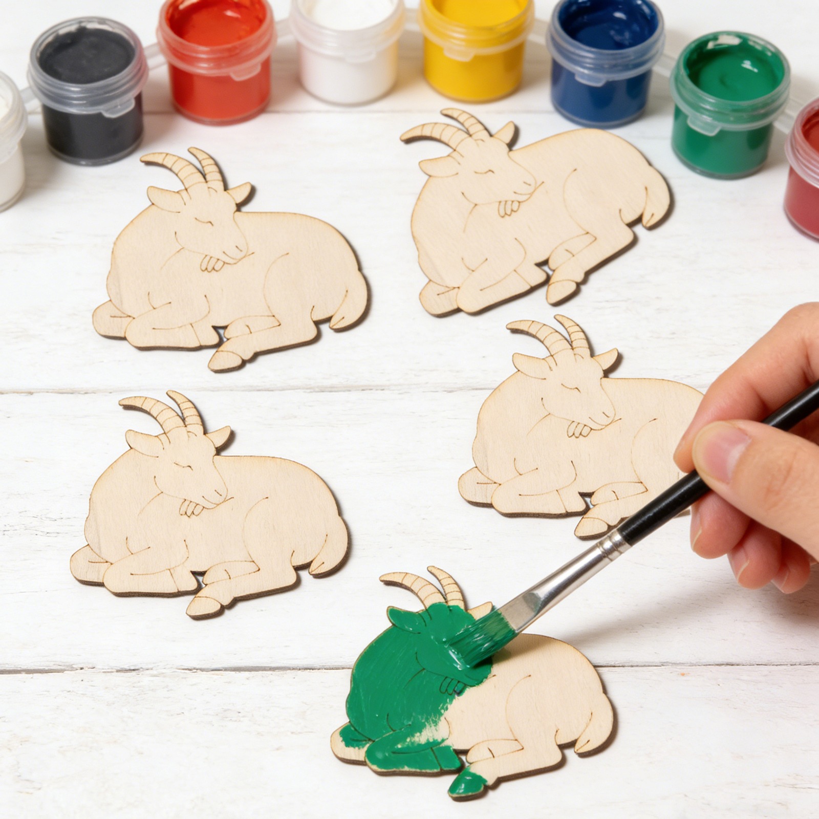 Set di 10 Ornamenti in Legno a - Art Craft Animals recensione e prezzo